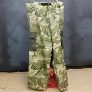 Vintage 90's Droors Camo Nylon Skate Pants